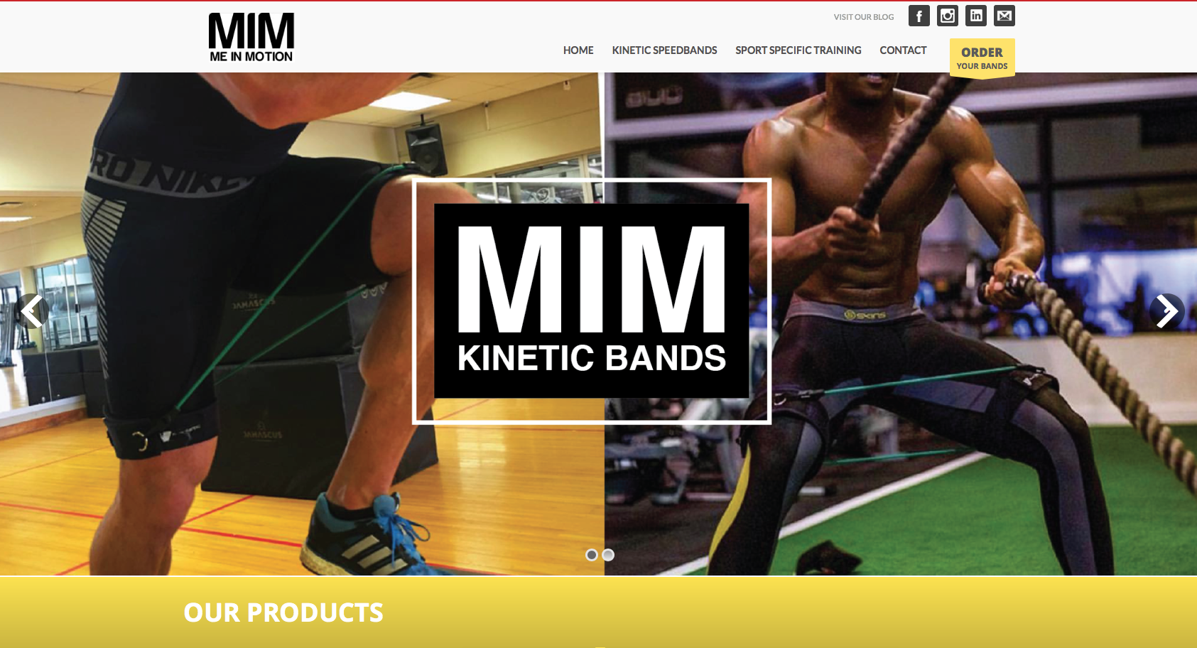 MIM - Website development