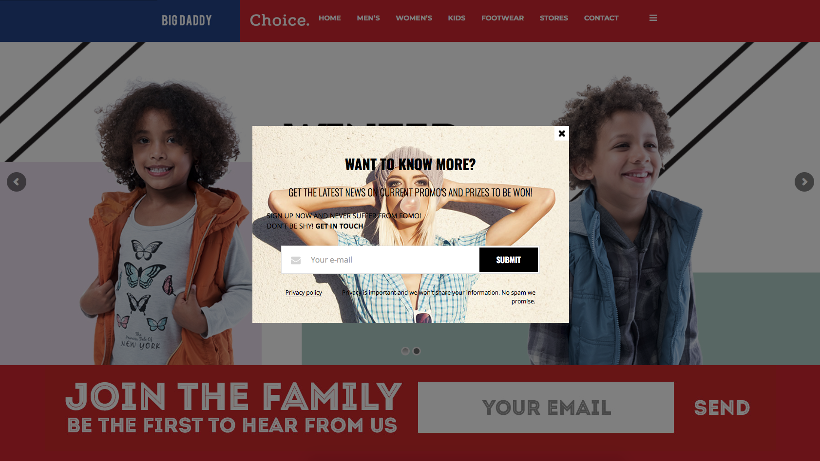 Fashion Website - CMS